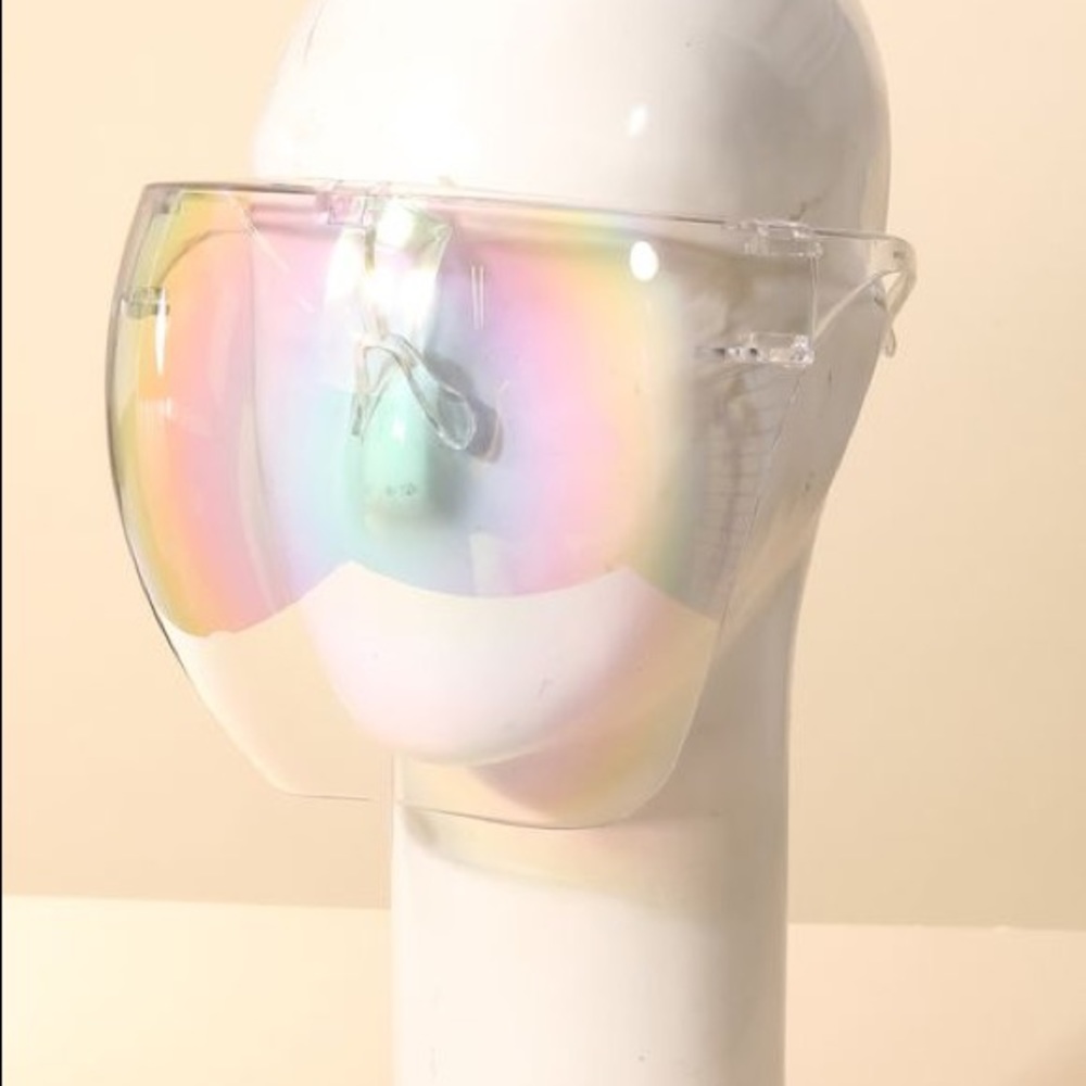 New Clear Oversized Face Shield Sunglasses